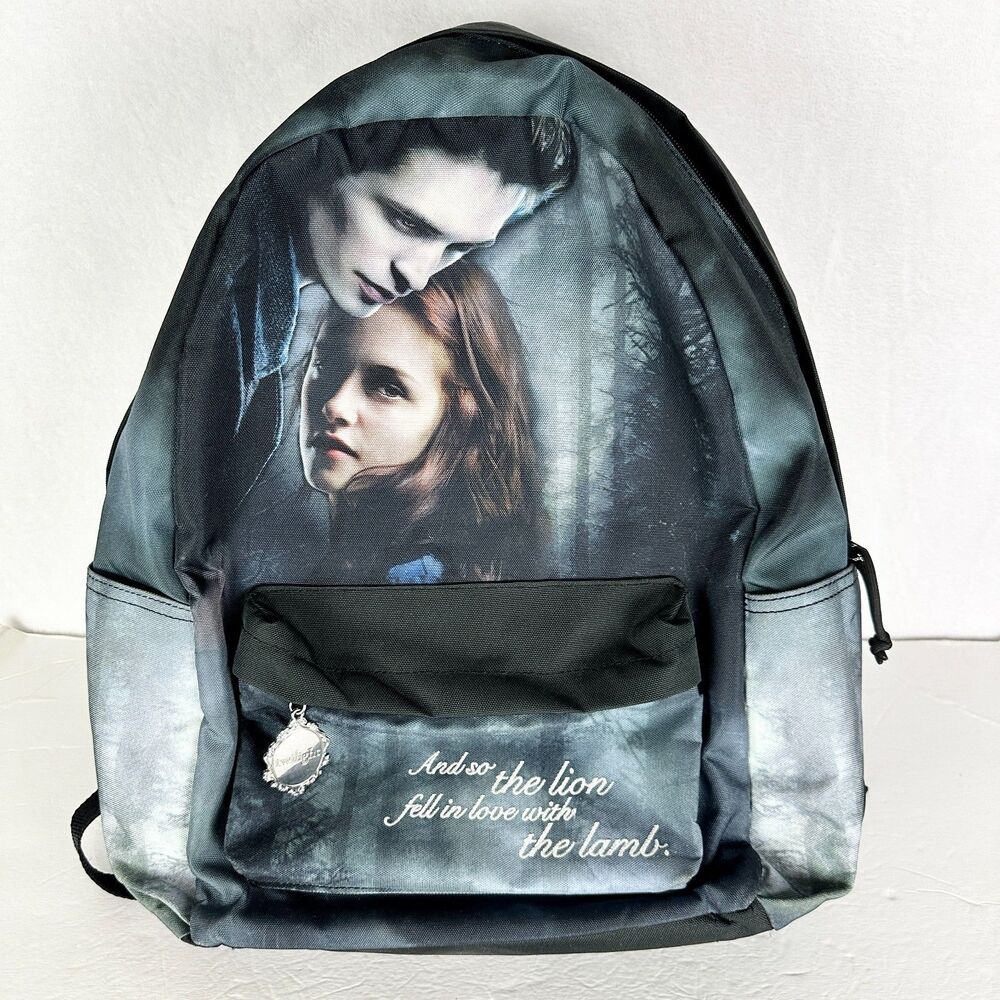Hot Topic Twilight Eward Bella Quote Backpack HTF Rare EUC